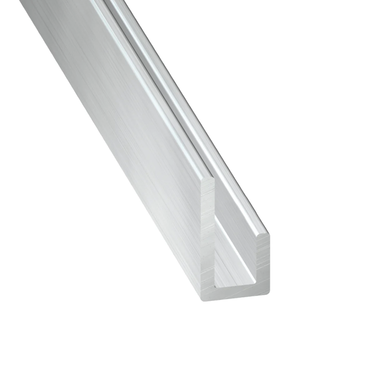 Kroonlijst Alu 20x10x10x1,5mm 1 m