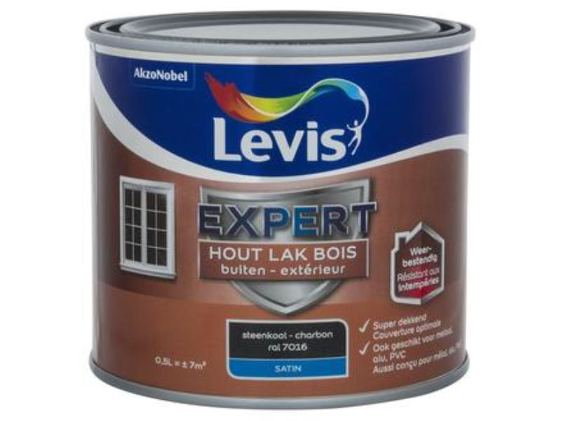 l Exp Satin-0.5 l-7016-Steenkool