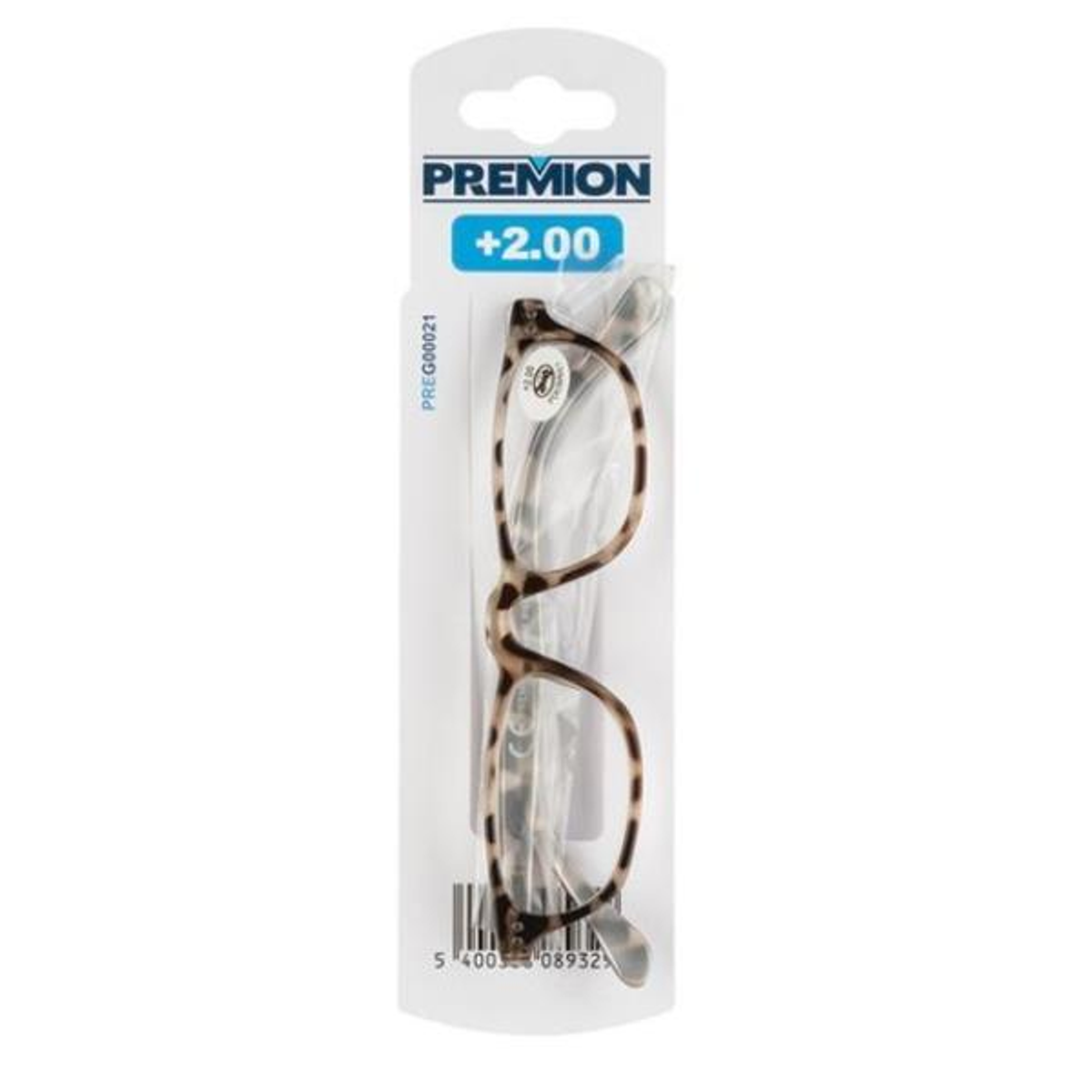 Premion Reading Glasses Model 2 Brown/grey +2.00