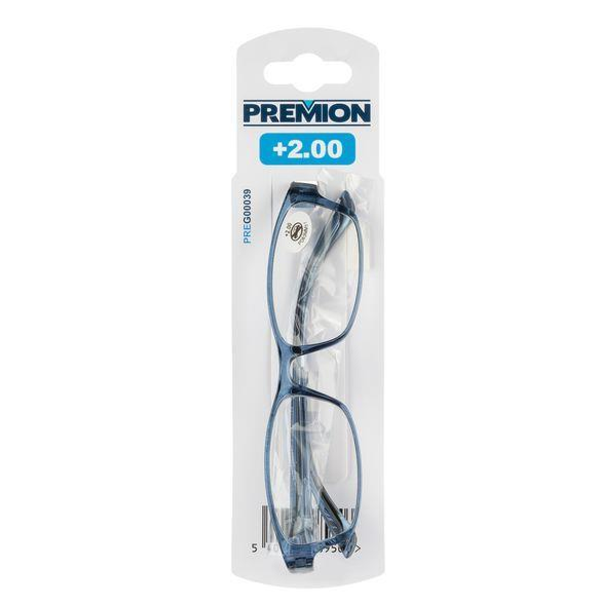Premion Reading Glasses Model 3 Blue/black +2.00