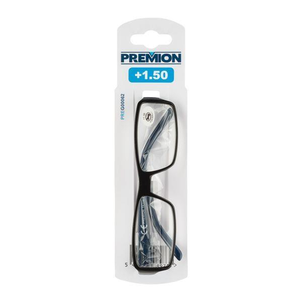 Premion Reading Glasses Model 4 Black/blue +1.50
