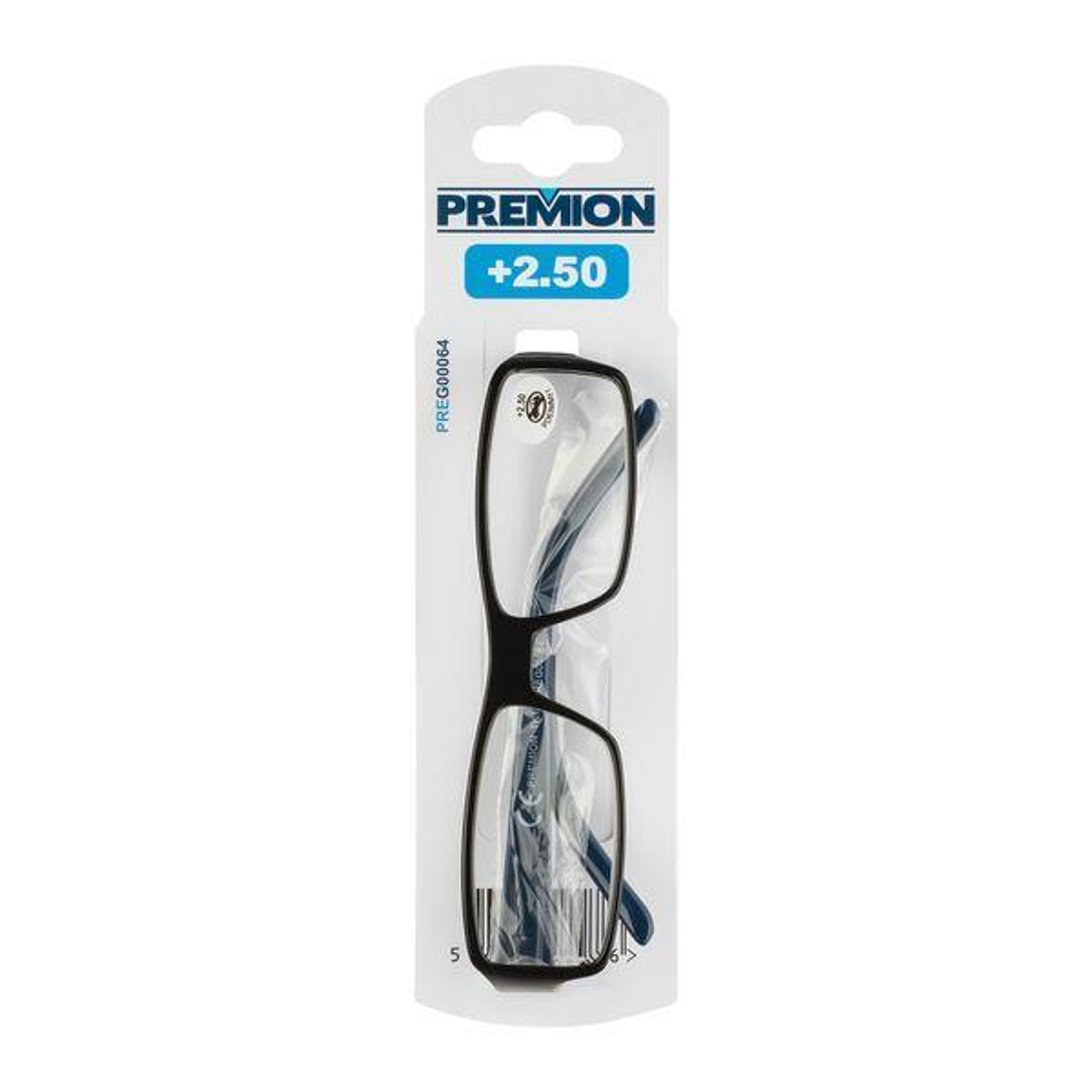 Premion Reading Glasses Model 4 Black/blue +2.50
