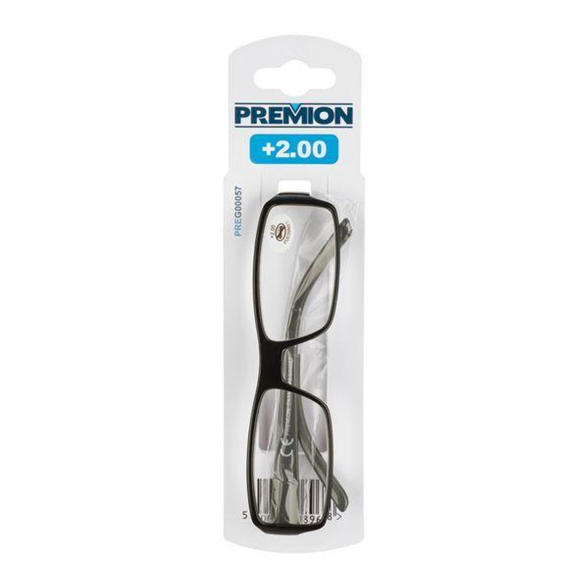 Premion Reading Glasses Model 4 Black/grey +2.00