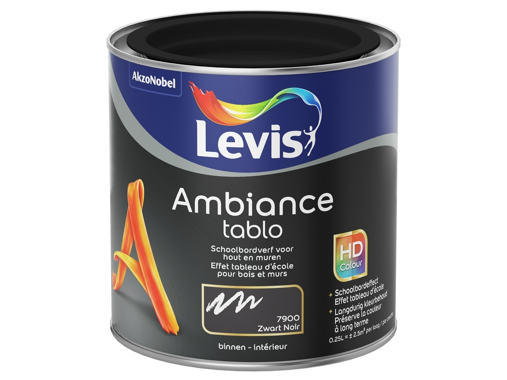 Levis Amb. Tablo 7900 0.25 l Zwart