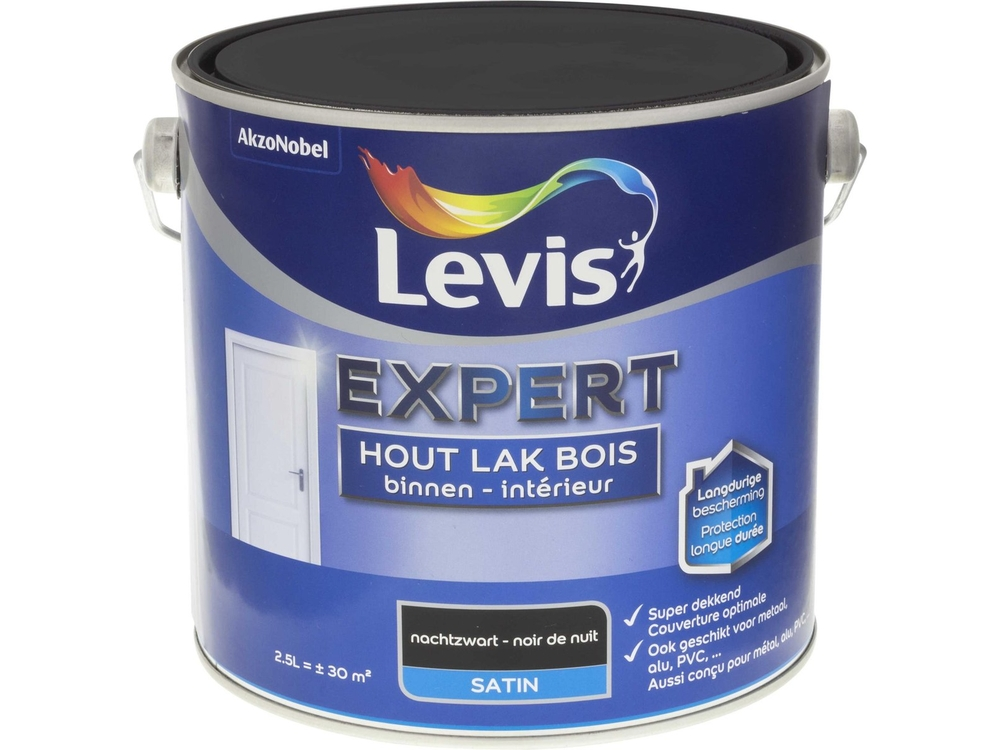 Levis Expert Lak 7899 2.5 l Nachtzwart