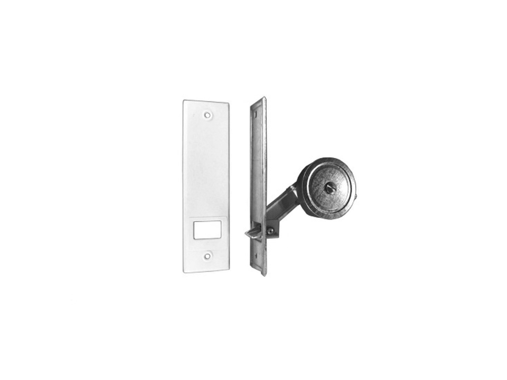 Lintopwinder,lange Klem, Wit M6x22mm