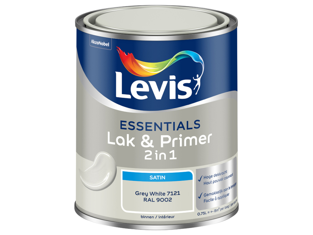 Lv Essentials Lak&pr Grey White 750 ml