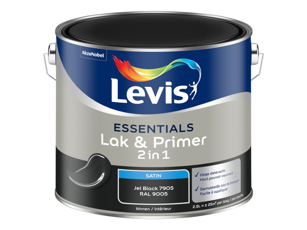 Lv Essentials Lak&pr Jet Black 2.5 l