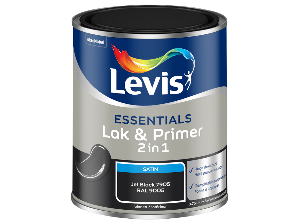 Lv Essentials Lak&pr Jet Black 750 ml