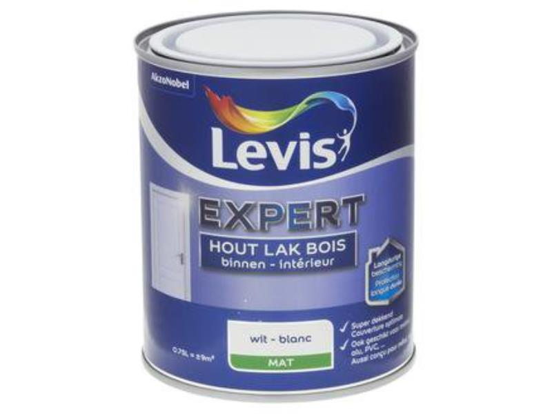 Lv Expert Houtl Bin Mat 0.75 l Wit