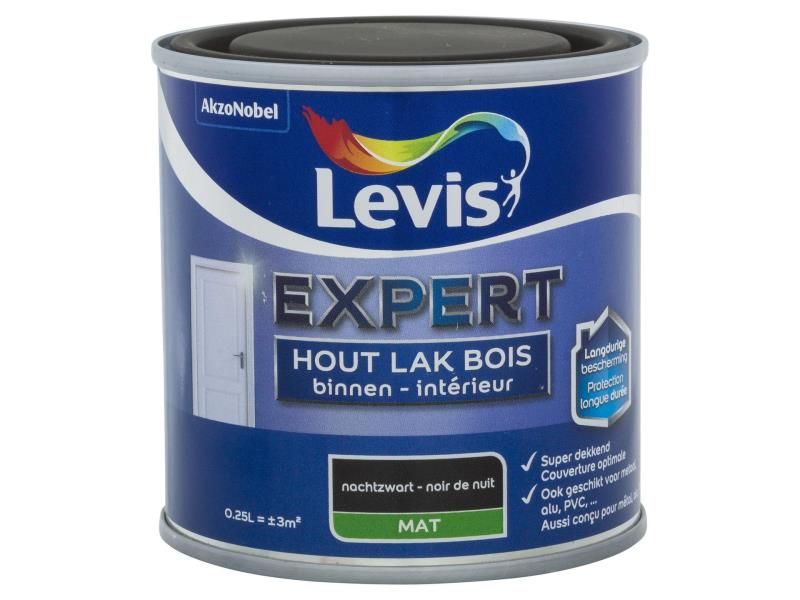 Lv Expert Lak Mat Nachtzwart 0.25 l