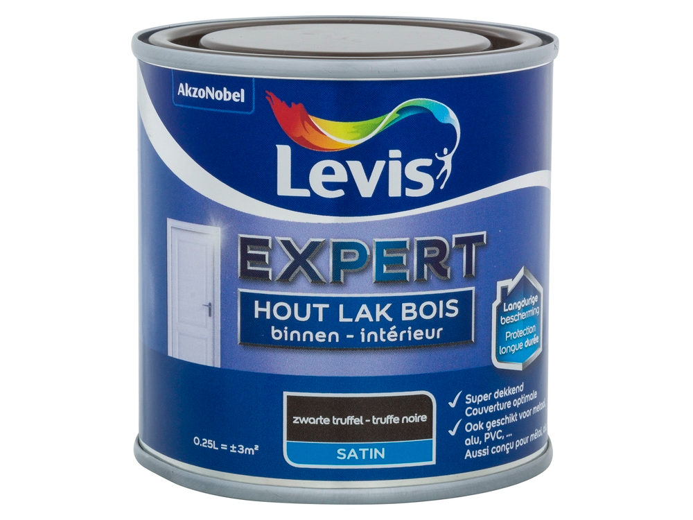 Lv Expert Lak Satin Hout Zwarte Truffel 0.25 l