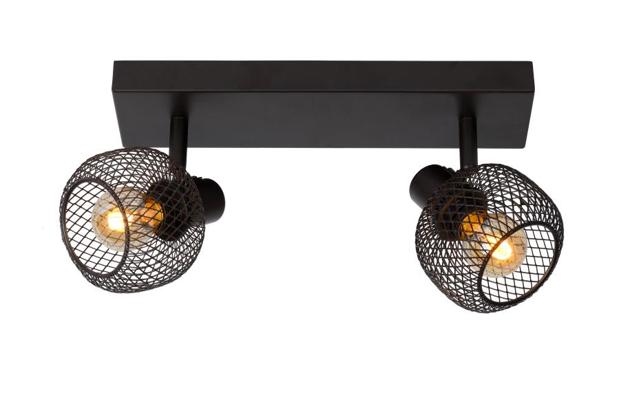Lucide Maren - Spot Plafond - 2xe14 - Noir