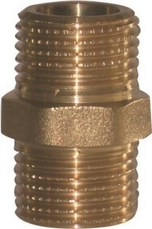 Hervieu Double Nipple Laiton 3/8"