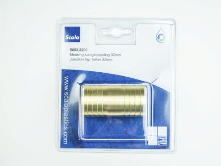 Messing Slangverbinding 32/32mm
