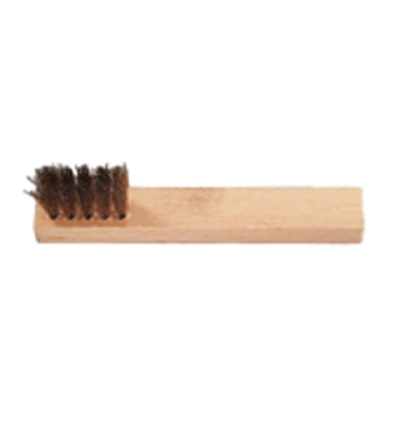 Brass Spark Plug Brushes 3-Row 100 mm