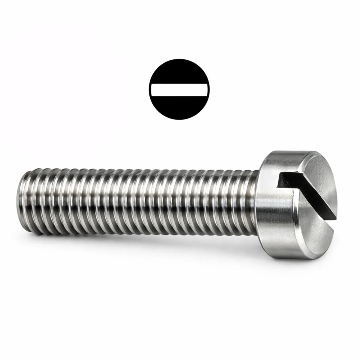 Metaalbouten, Cil.kop, Rvs M4 X 16 mm
