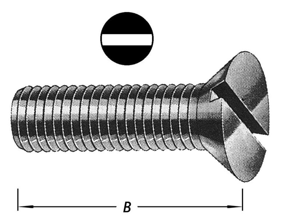 Metaalbouten Platte Kop + Moer M4 X 16 mm