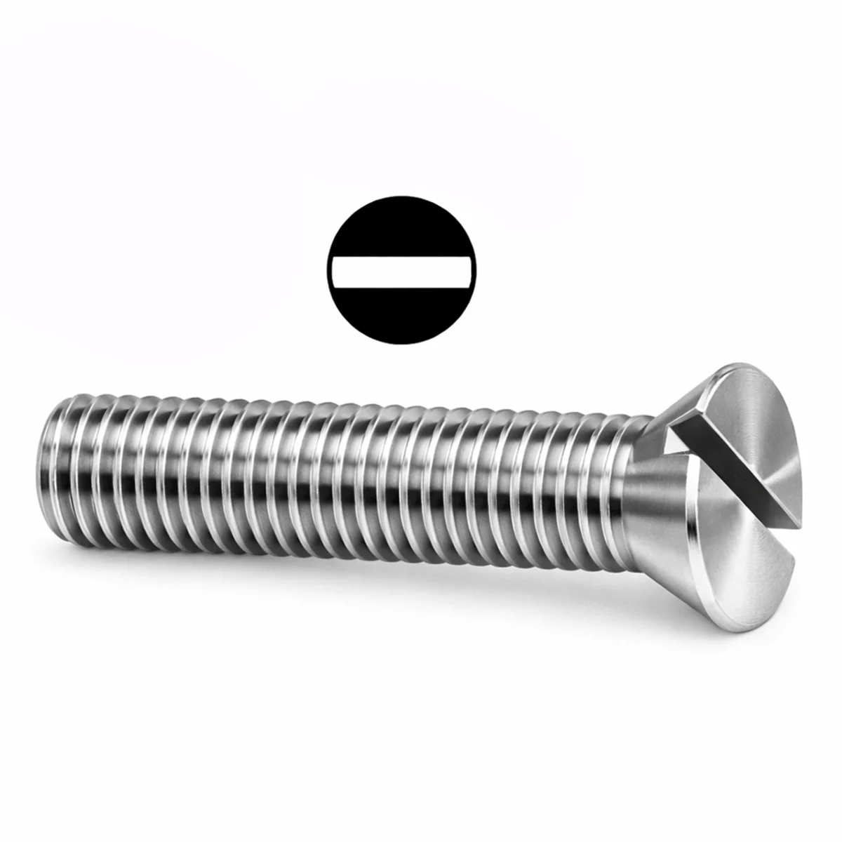 Metaalbouten Platte Kop + Moer M6 X 60 mm