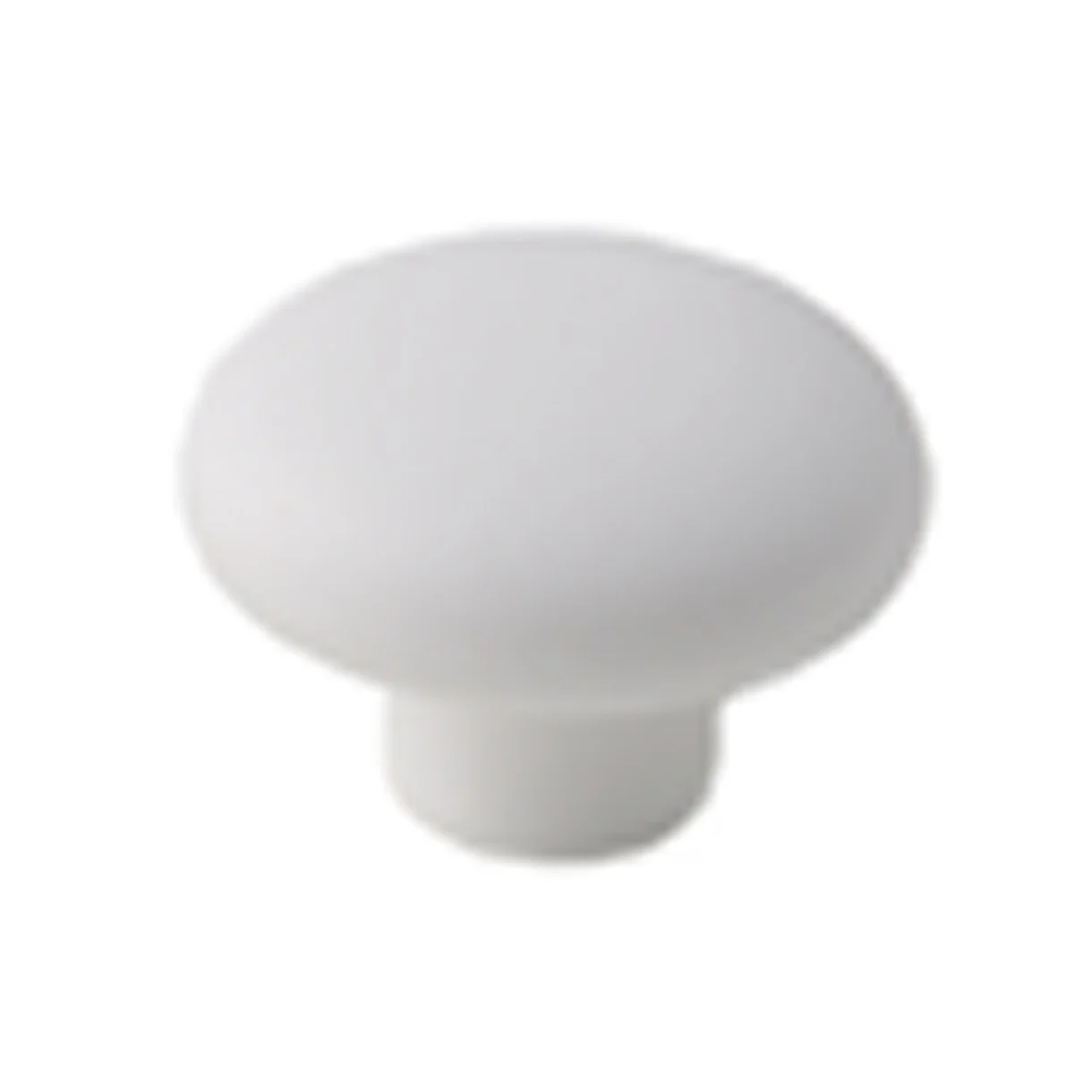Meubelknop, Kunstst, Wit 40 mm