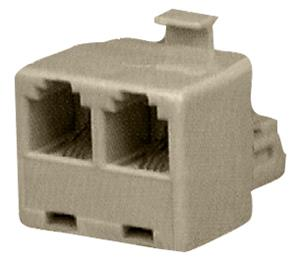 Modular Duplex Jack 2 X 6/4