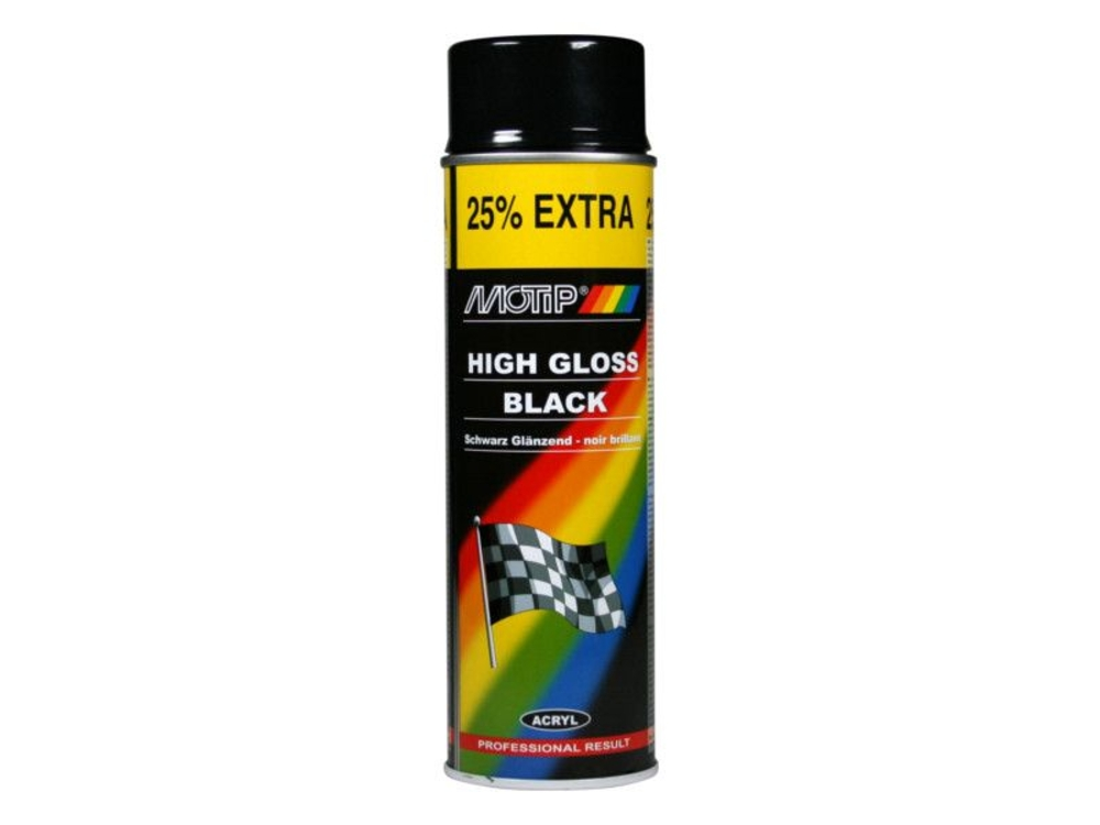 Motip Spray Autolak - Hoogglans Zwart