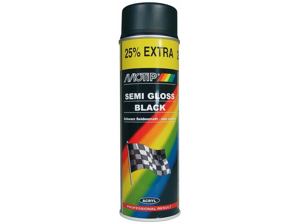 Motip Spray Autolak - Zijdeglans Zwart