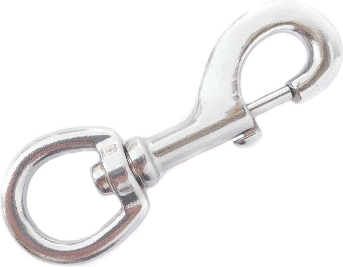 Mousqueton Avec Tirette Zingué 16×78 mm