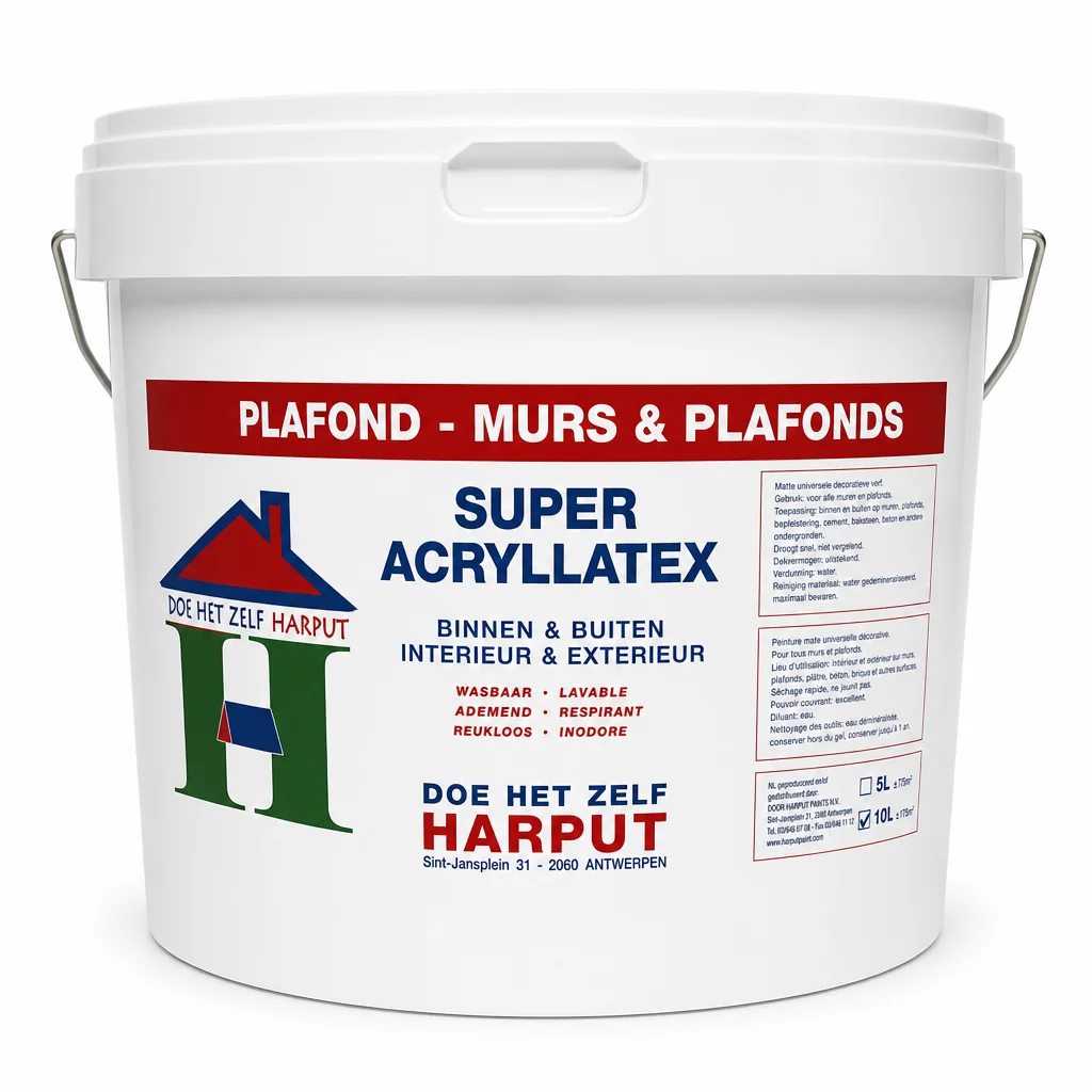 Muur/plafond Wit 10 l Binnen/buiten