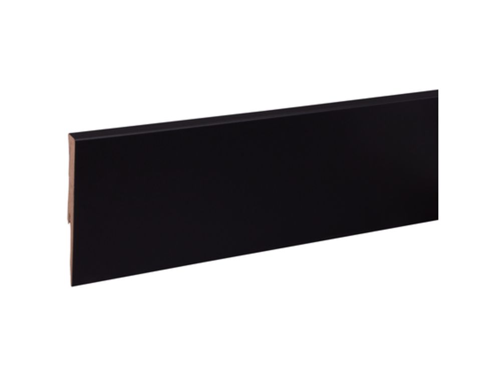 Muurplint 120x12mm Blok Zwart 240 cm 660 2