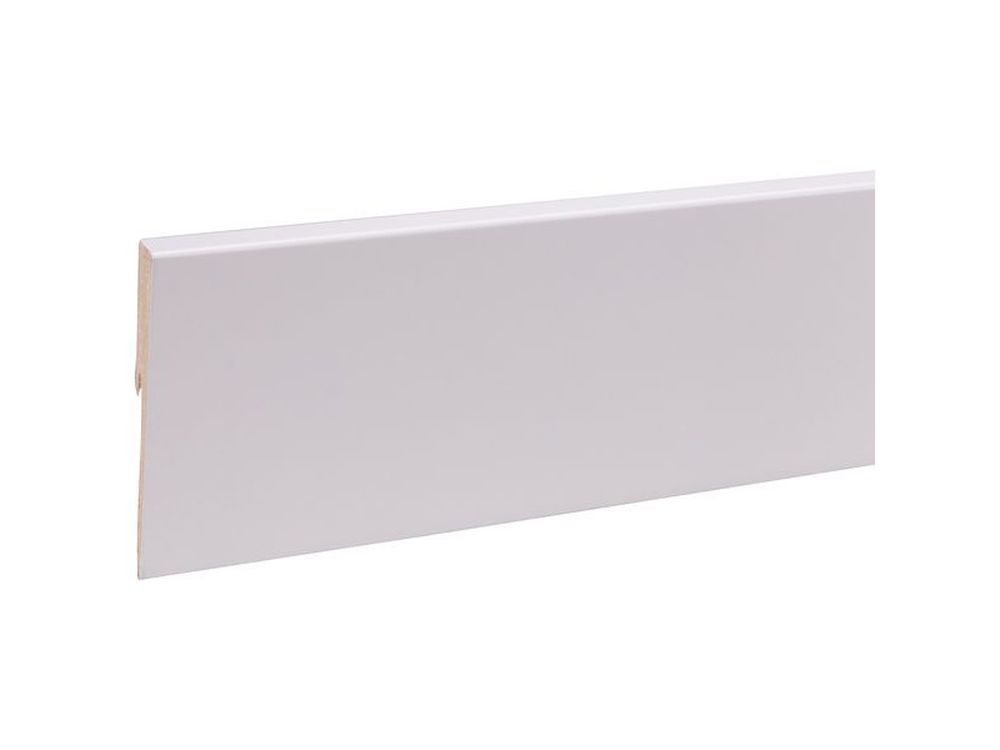 Muurplint 120x12mm Cubic Wit 240 cm 287