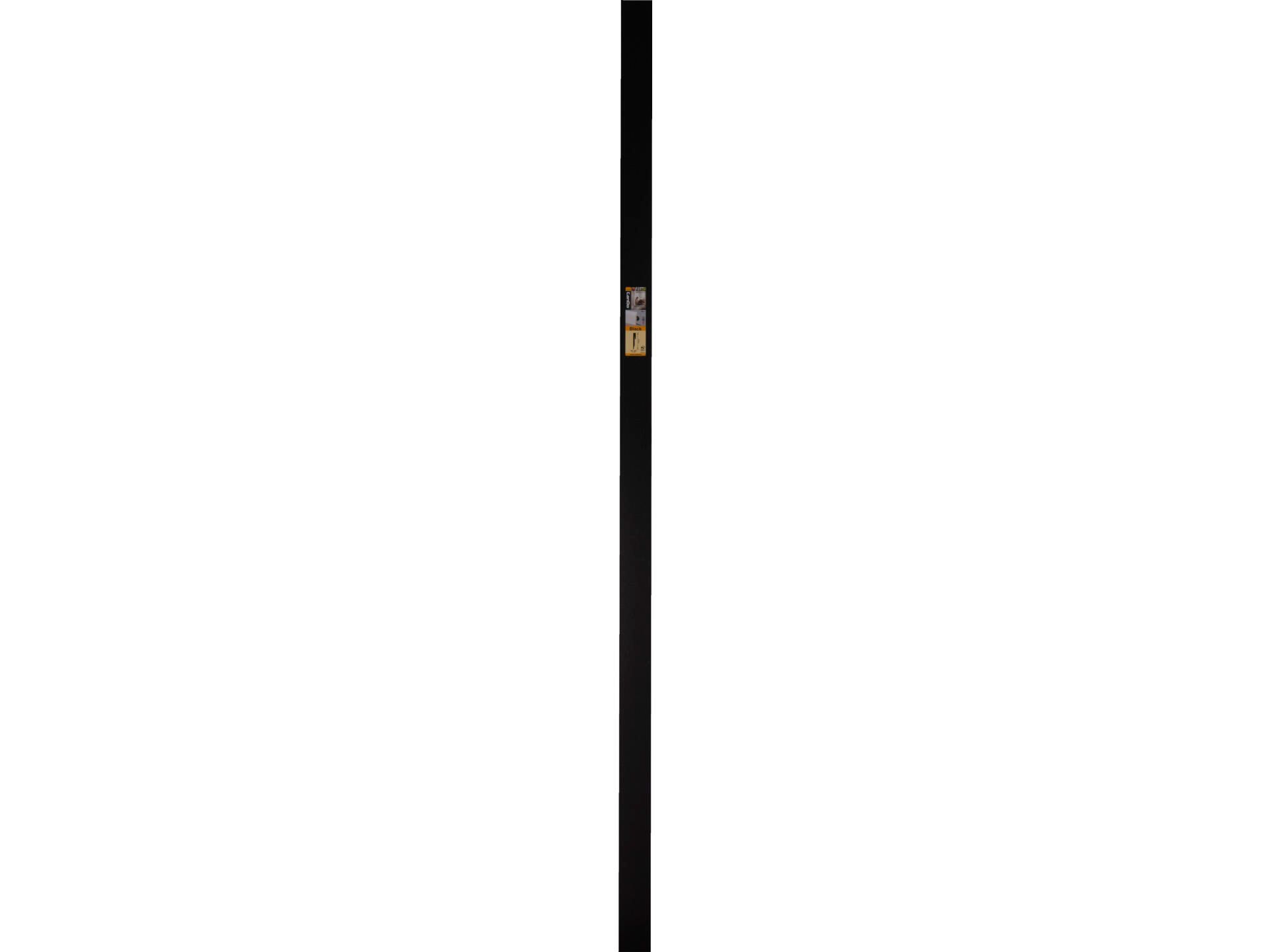 Muurplint 80x12mm Blok Zwart 240 cm 660