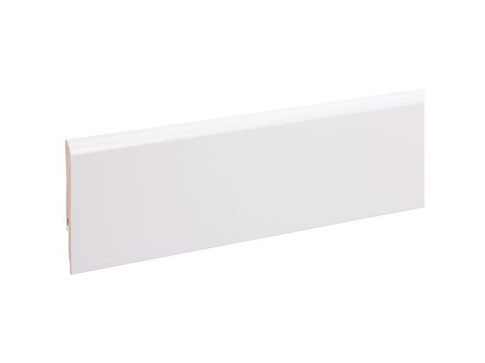 Muurplint 93x9mm Wit 240 cm 287