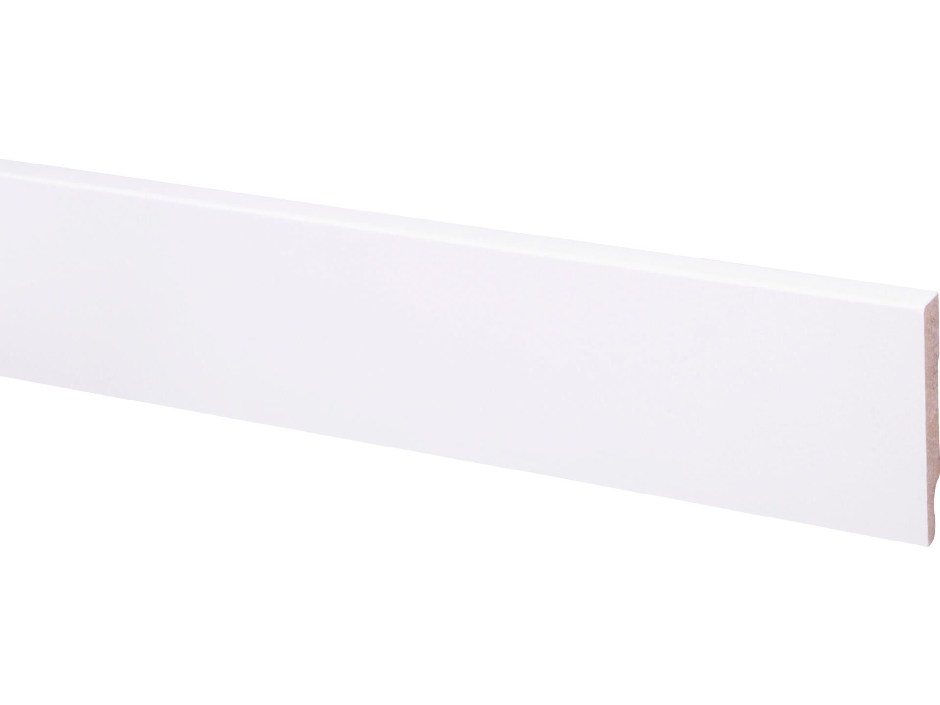 Muurplint Mdf Gegrond 79x12mm Blok 244 cm