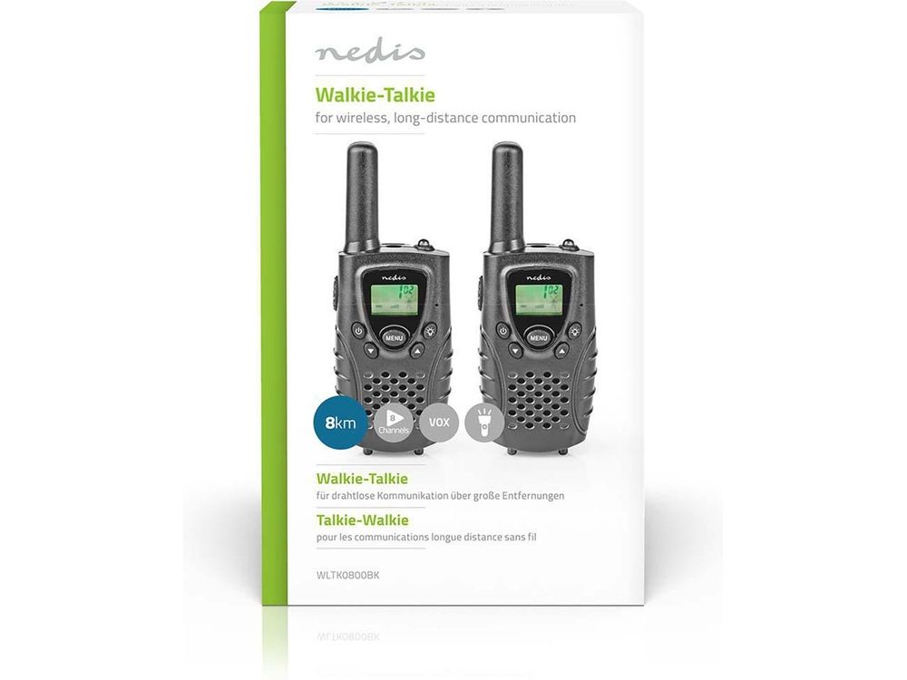 Nedis Walkie-Talkie 8km Set/2 2