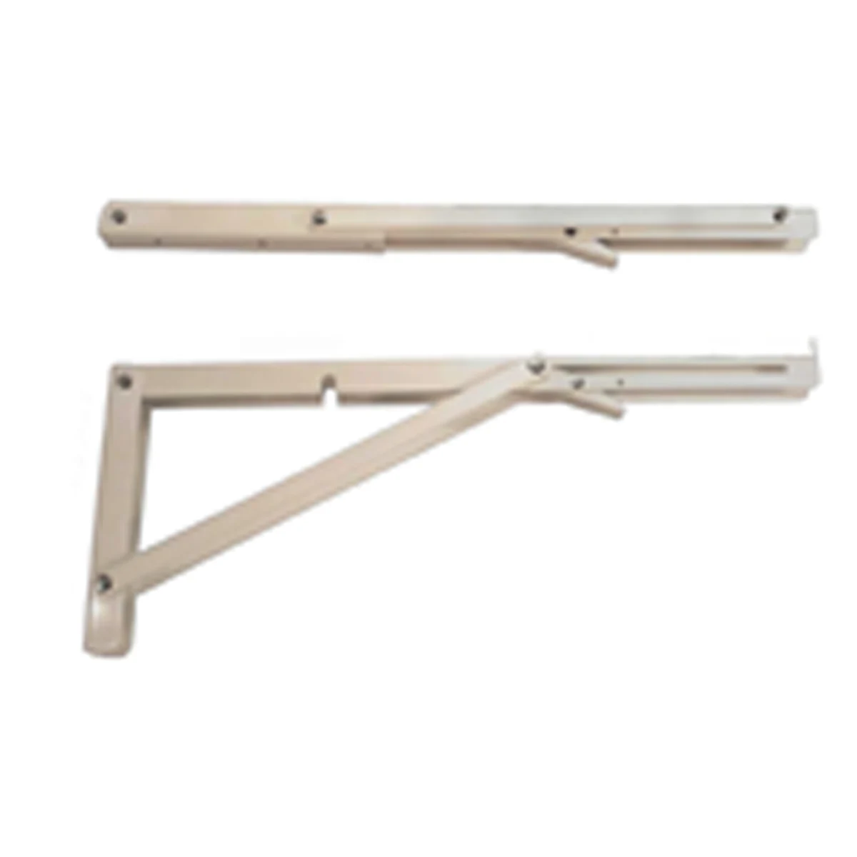 Neerklapbare Plankdragers,wit 400 mm