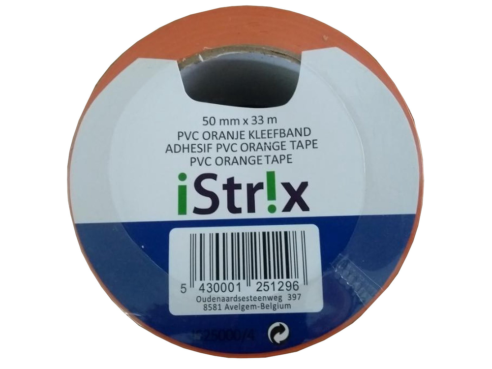 Oranje Bouwtape 50mmx30m