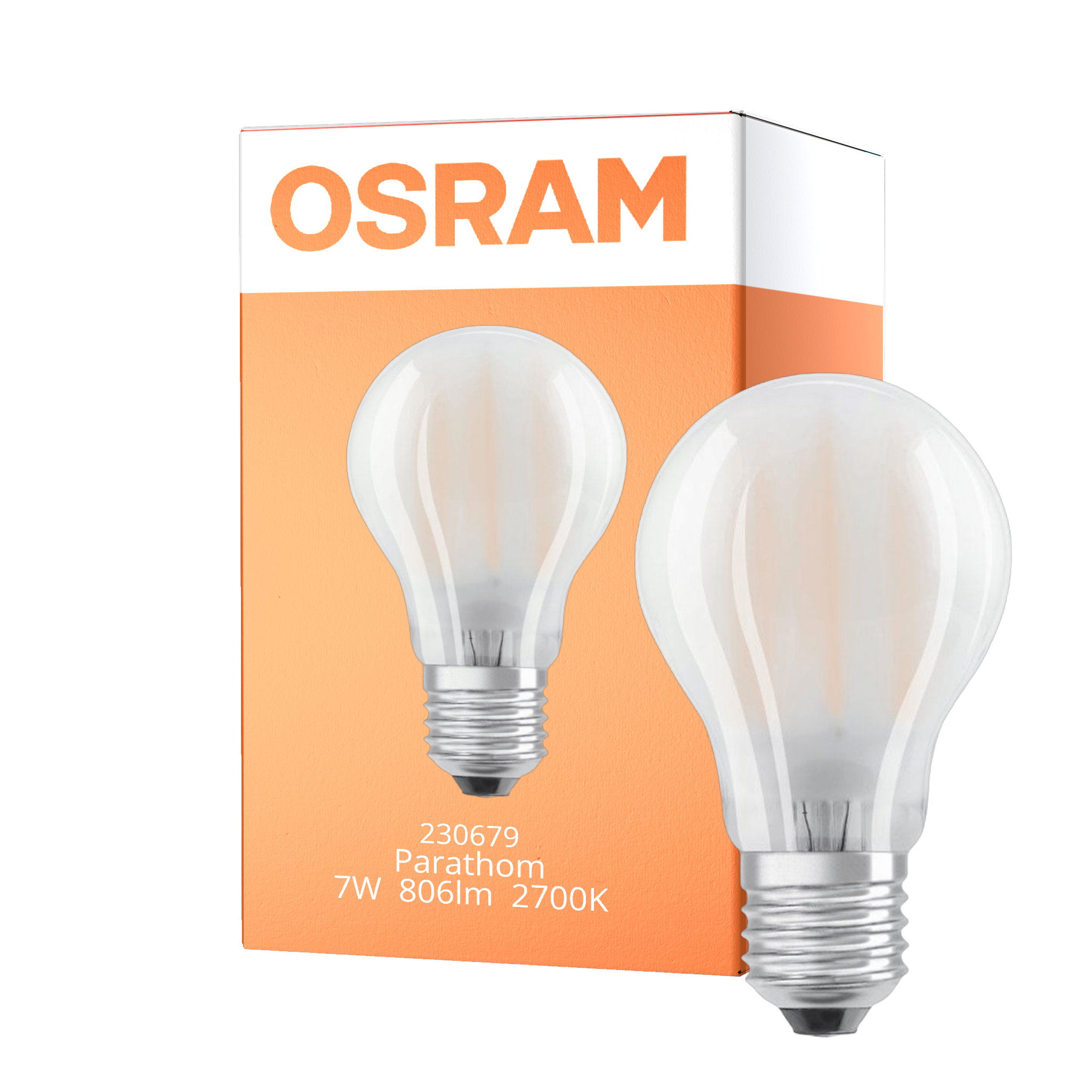 Osram Parathom Led Bollamp E27 7w 2700k