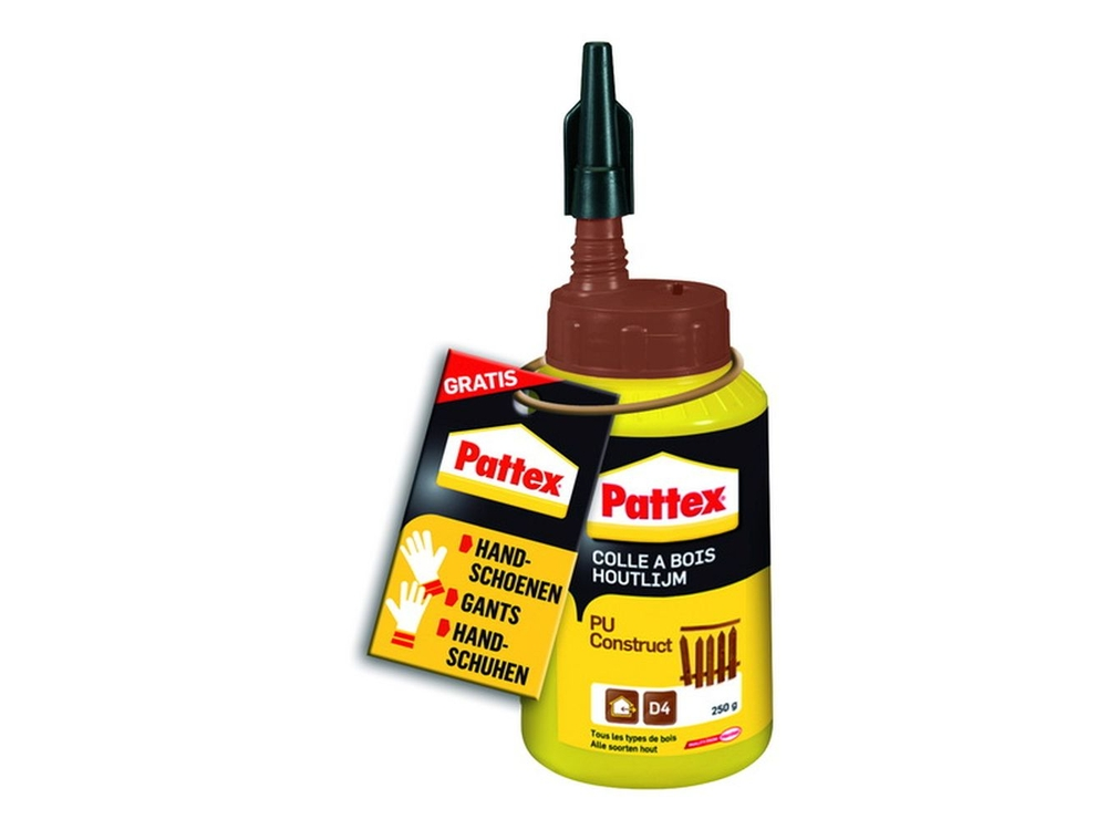 Pat.houtlijm Pu Const.250g