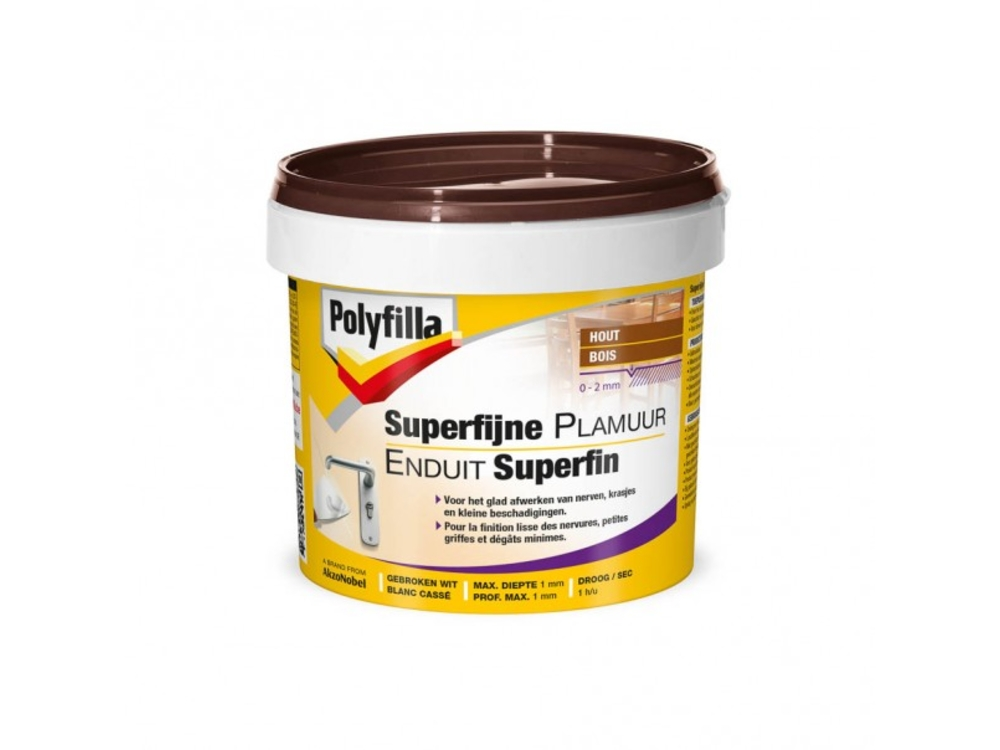 Pf Superfijn Plamuur Hout 500 g