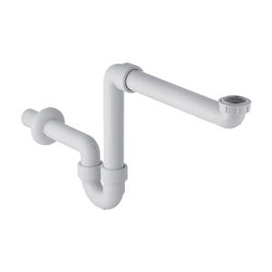 Go By van Marcke Siphon Gain de Place pour Lavabo Encastré 5/4'' F × Ø40 mm