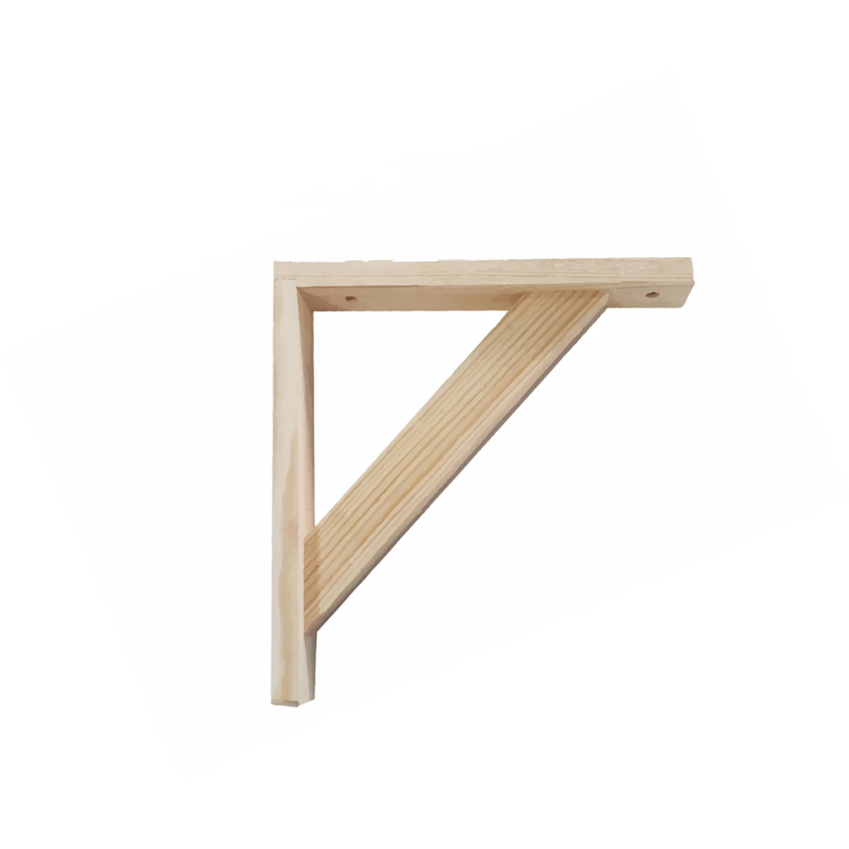 Plankendrager met Steun, Hout 250x235 mm
