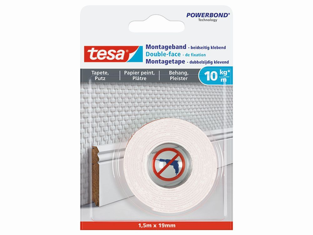 Powerbond Montagetape Gev.opp. 1,5m:19mm