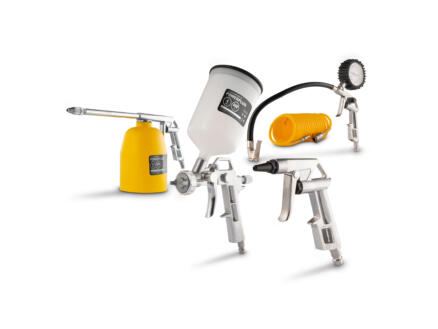 Powerplus Air0020 Pneumatisch 5delig Set