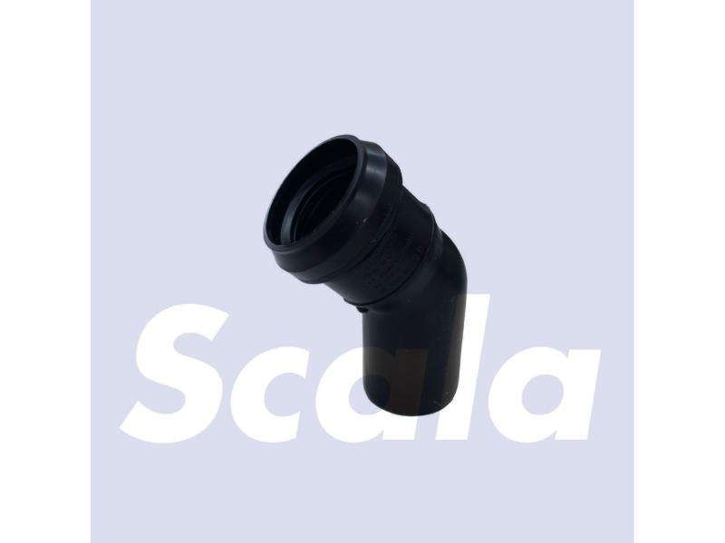 Pp Zwart Bocht 50mf 45°