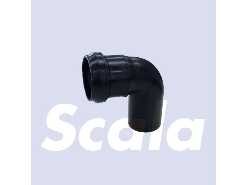 Pp Zwart Bocht 50mf 90°