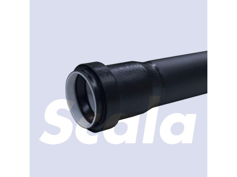 Pp Zwart Buis 75 mm 1 m