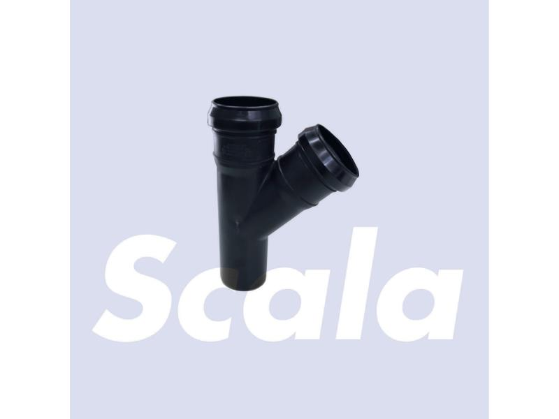 Pp Zwart T Stuk 75 mm 45° Ffm