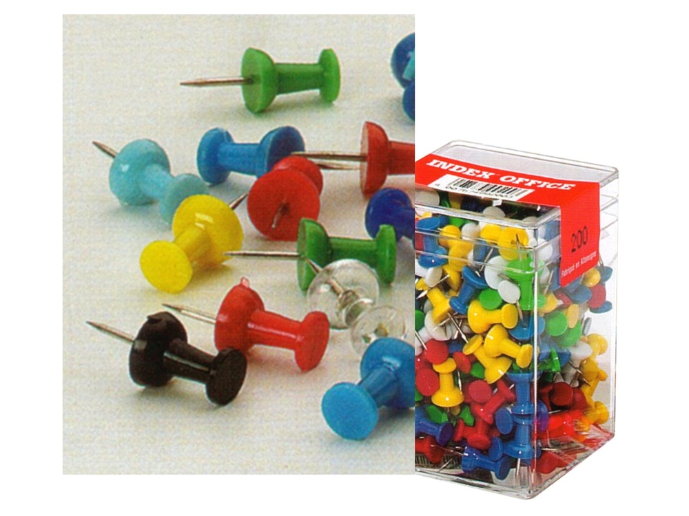 Prikbordnaalden, Diverse Kleur 10 mm