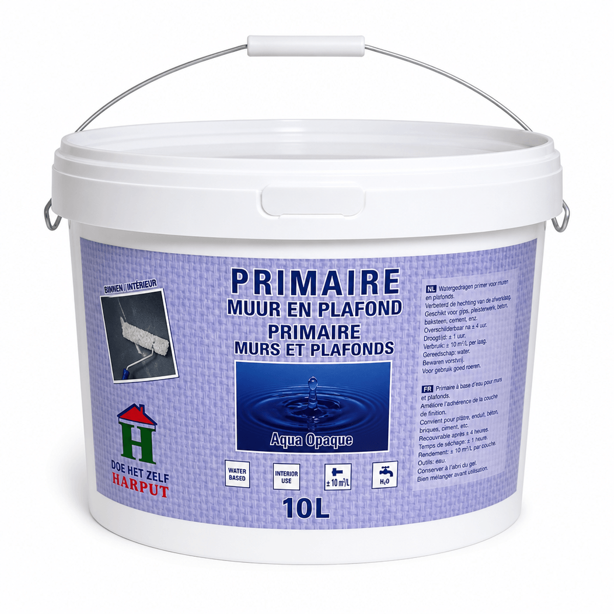 Primer voor Muur en Plafond 10 l